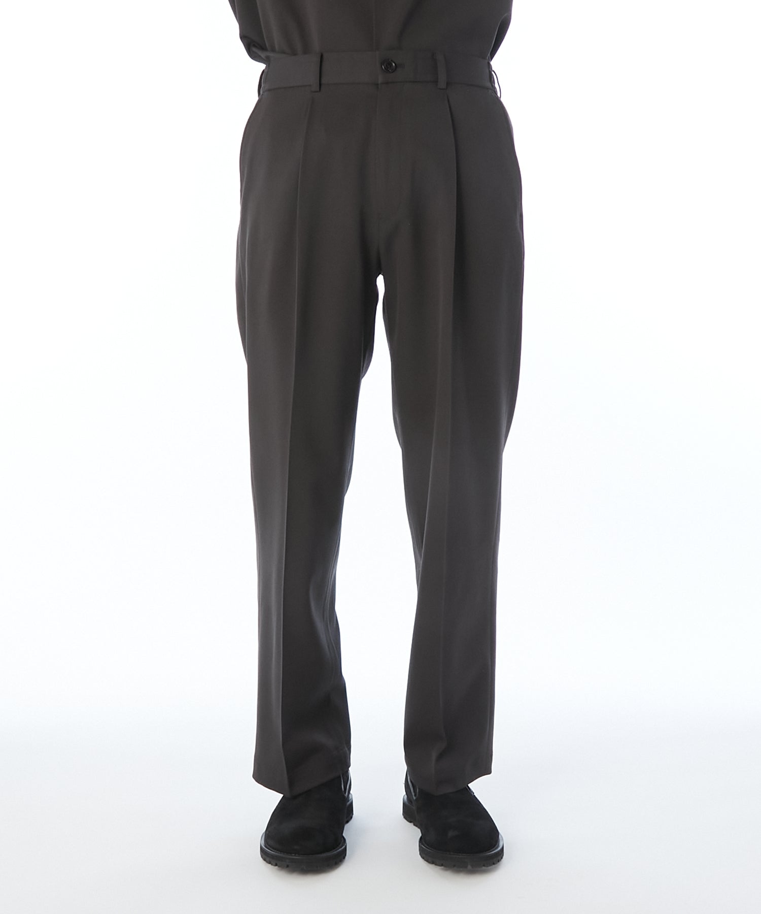 1TUCK TROUSERS