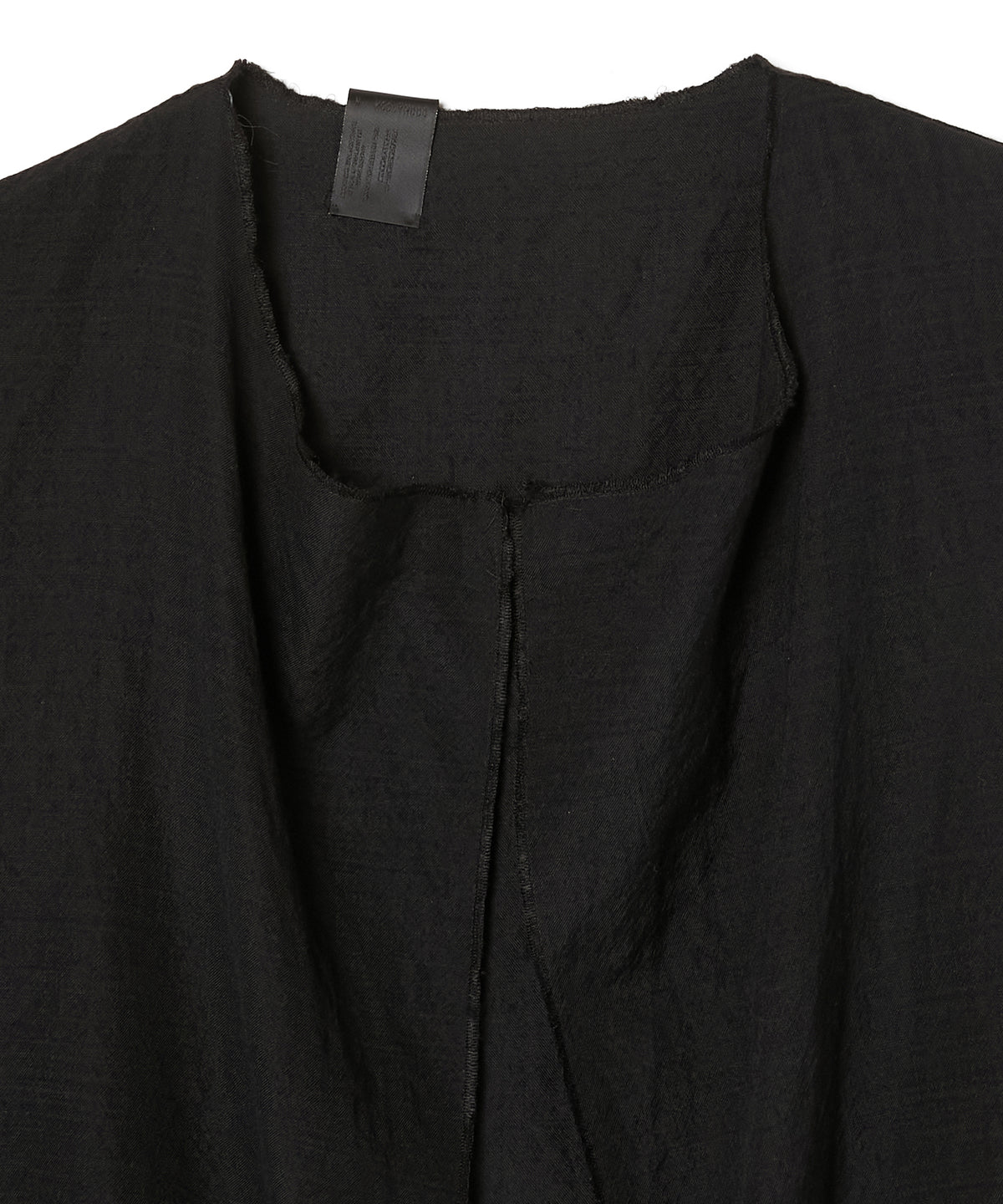 NO-COLLAR SHORT COAT