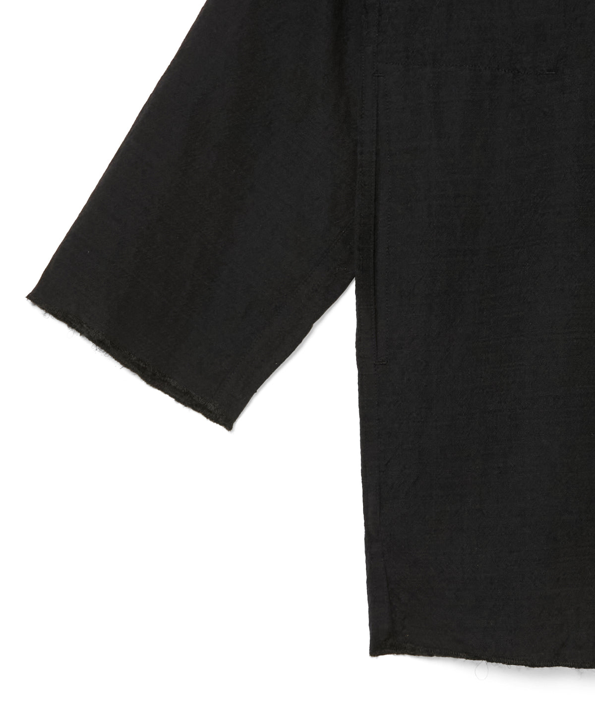NO-COLLAR SHORT COAT