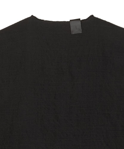 NO-COLLAR SHORT COAT