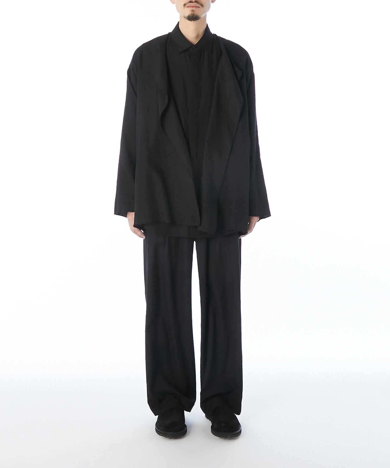 NO-COLLAR SHORT COAT – N.HOOLYWOOD Official Online Store