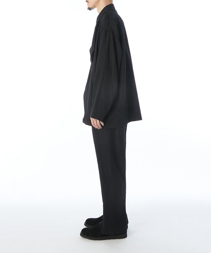 NO-COLLAR SHORT COAT