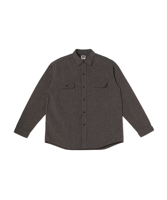 N.HOOLYWOOD COMPILE × BIG MAC / BLACK CHAMBRAY WORK SHIRT