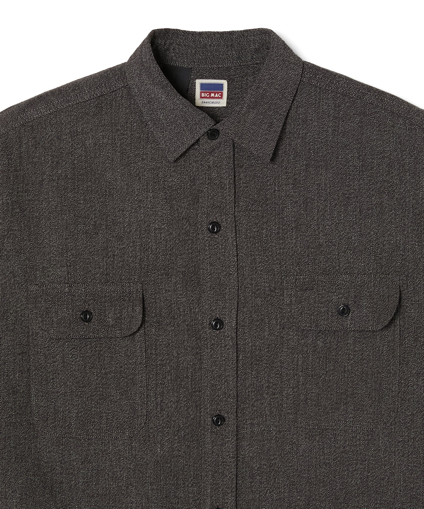 N.HOOLYWOOD COMPILE × BIG MAC / BLACK CHAMBRAY WORK SHIRT