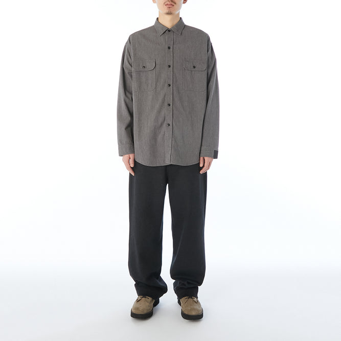 N.HOOLYWOOD COMPILE × BIG MAC / BLACK CHAMBRAY WORK SHIRT