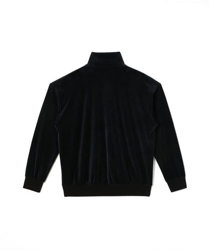 VELVET HALF ZIP PULLOVER