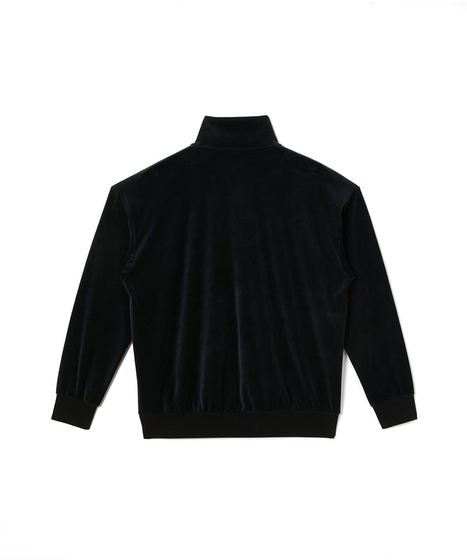 VELVET HALF ZIP PULLOVER