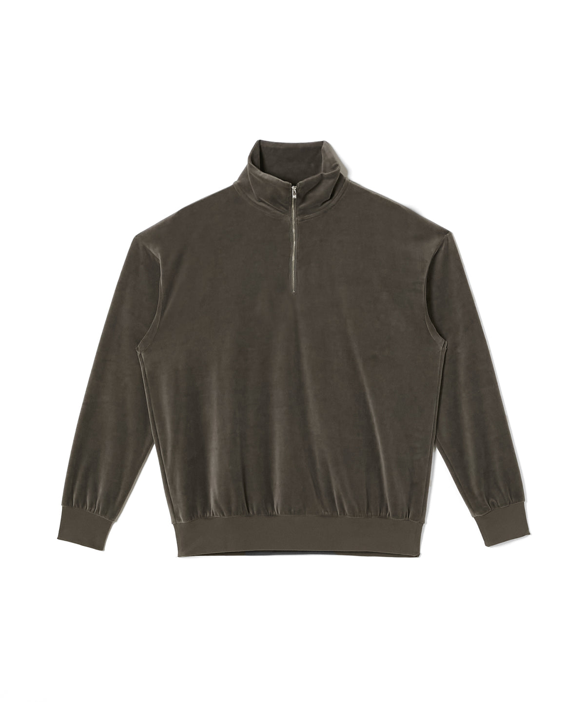 VELVET HALF ZIP PULLOVER