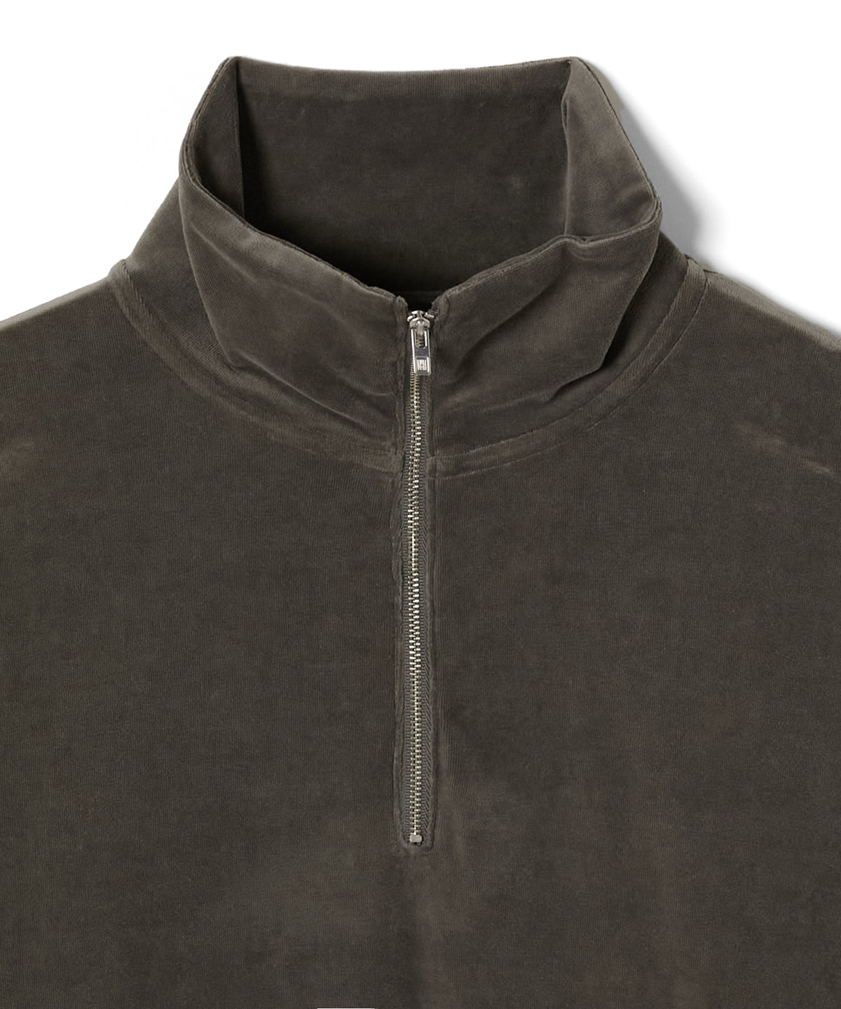 VELVET HALF ZIP PULLOVER