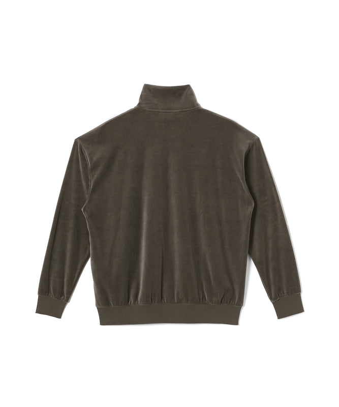 VELVET HALF ZIP PULLOVER