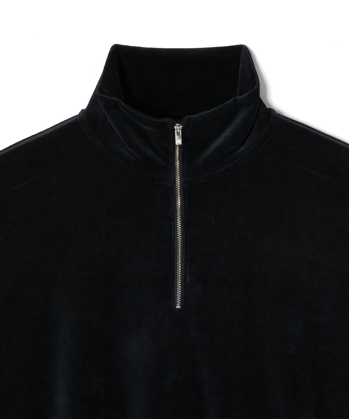 VELVET HALF ZIP PULLOVER