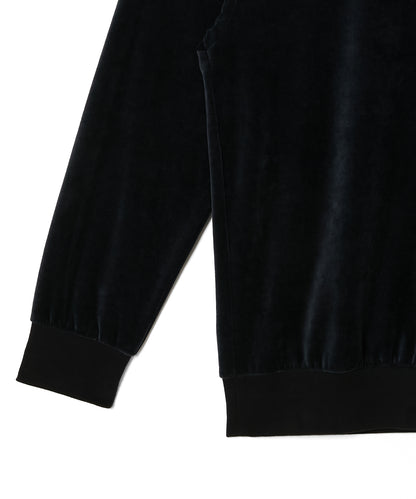 VELVET HALF ZIP PULLOVER