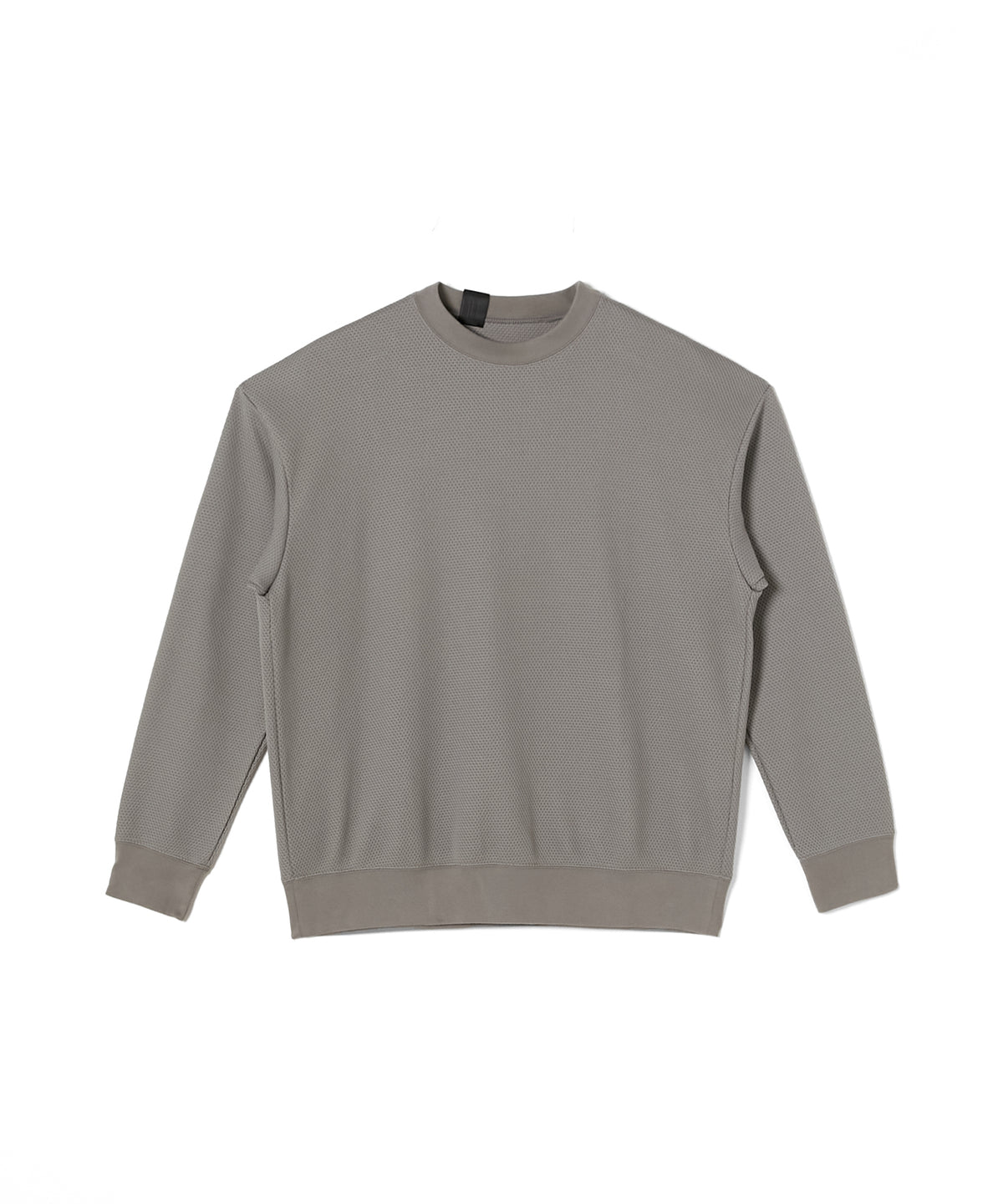 WAFFLE CREWNECK PULLOVER