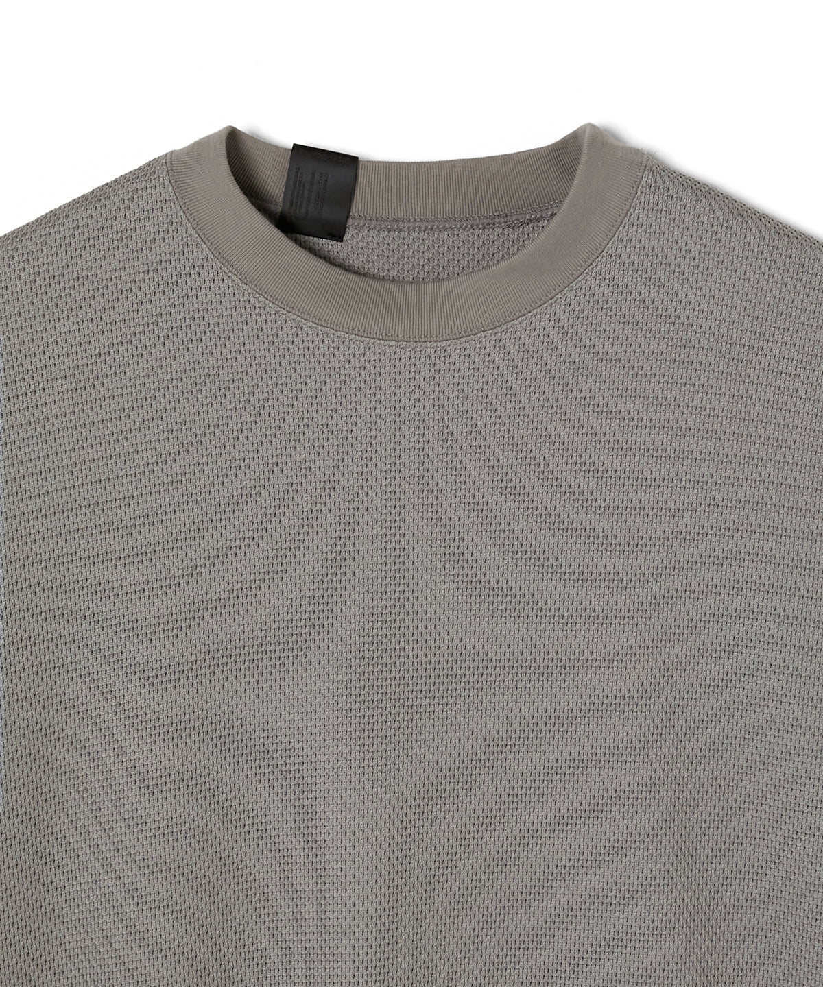 WAFFLE CREWNECK PULLOVER