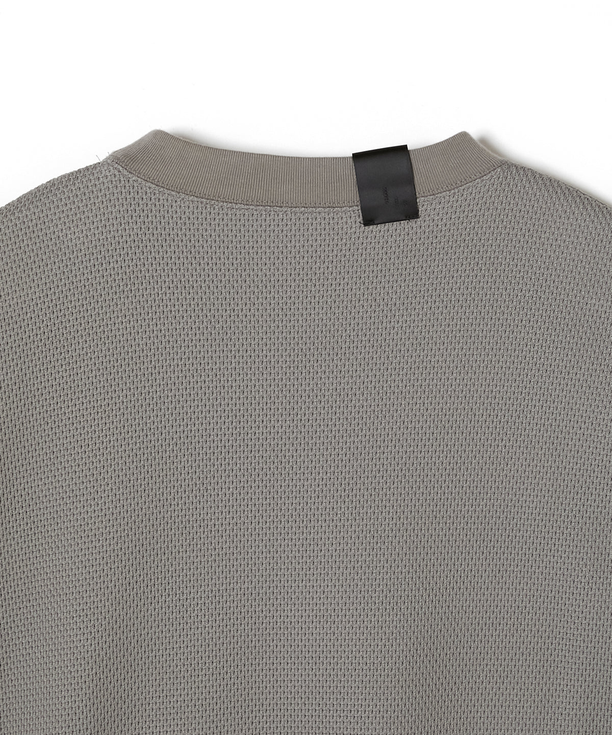 WAFFLE CREWNECK PULLOVER