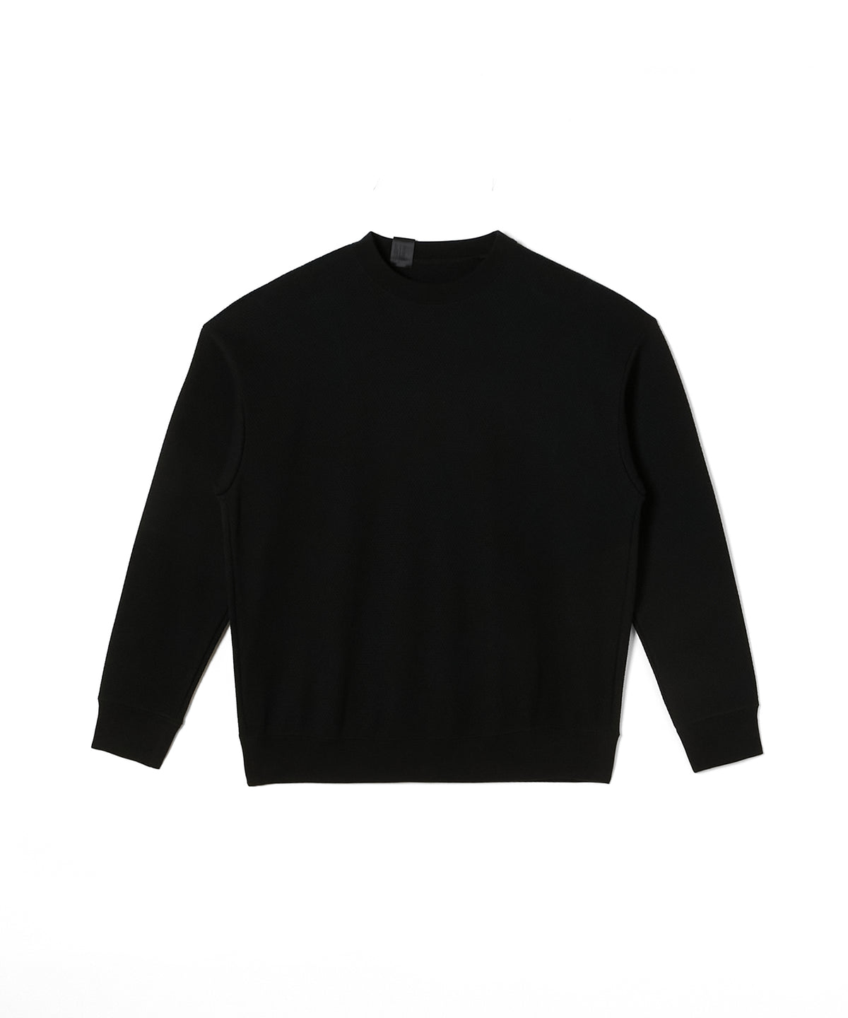 WAFFLE CREWNECK PULLOVER