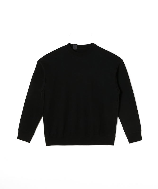 WAFFLE CREWNECK PULLOVER