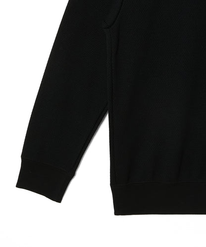 WAFFLE CREWNECK PULLOVER
