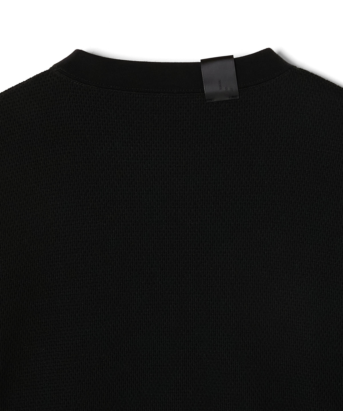 WAFFLE CREWNECK PULLOVER