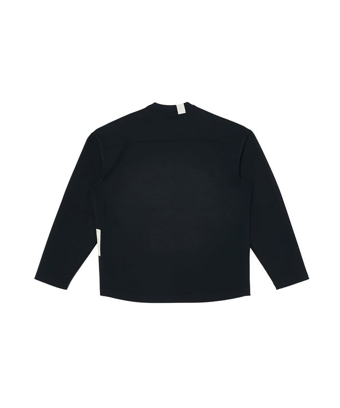 PANELLED LONG SLEEVE T-SHIRT
