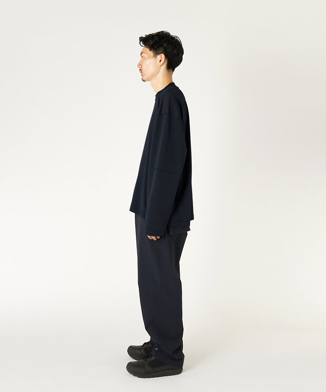 PANELLED LONG SLEEVE T-SHIRT