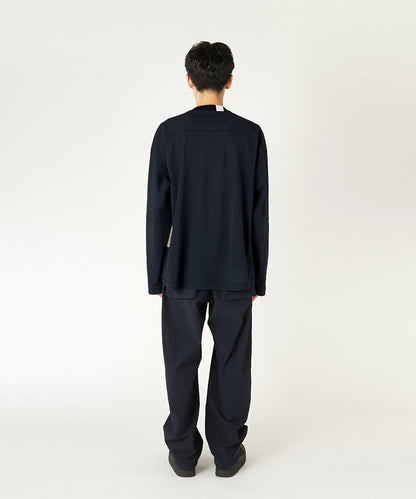 PANELLED LONG SLEEVE T-SHIRT