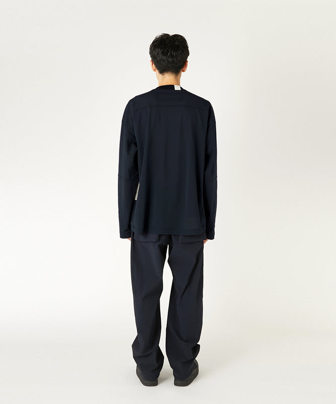 PANELLED LONG SLEEVE T-SHIRT