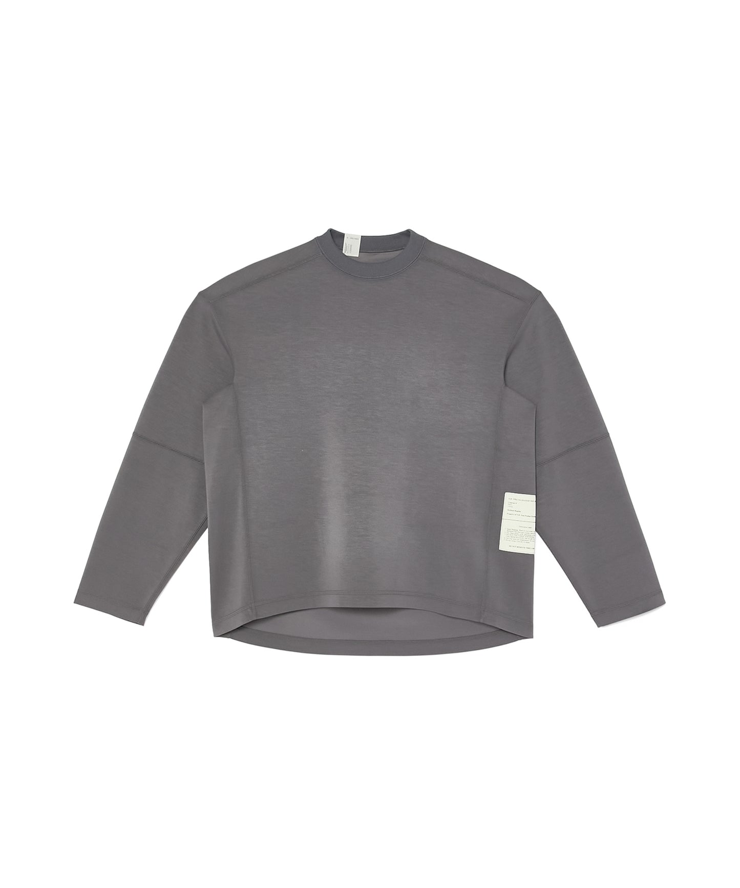 PANELLED LONG SLEEVE T-SHIRT