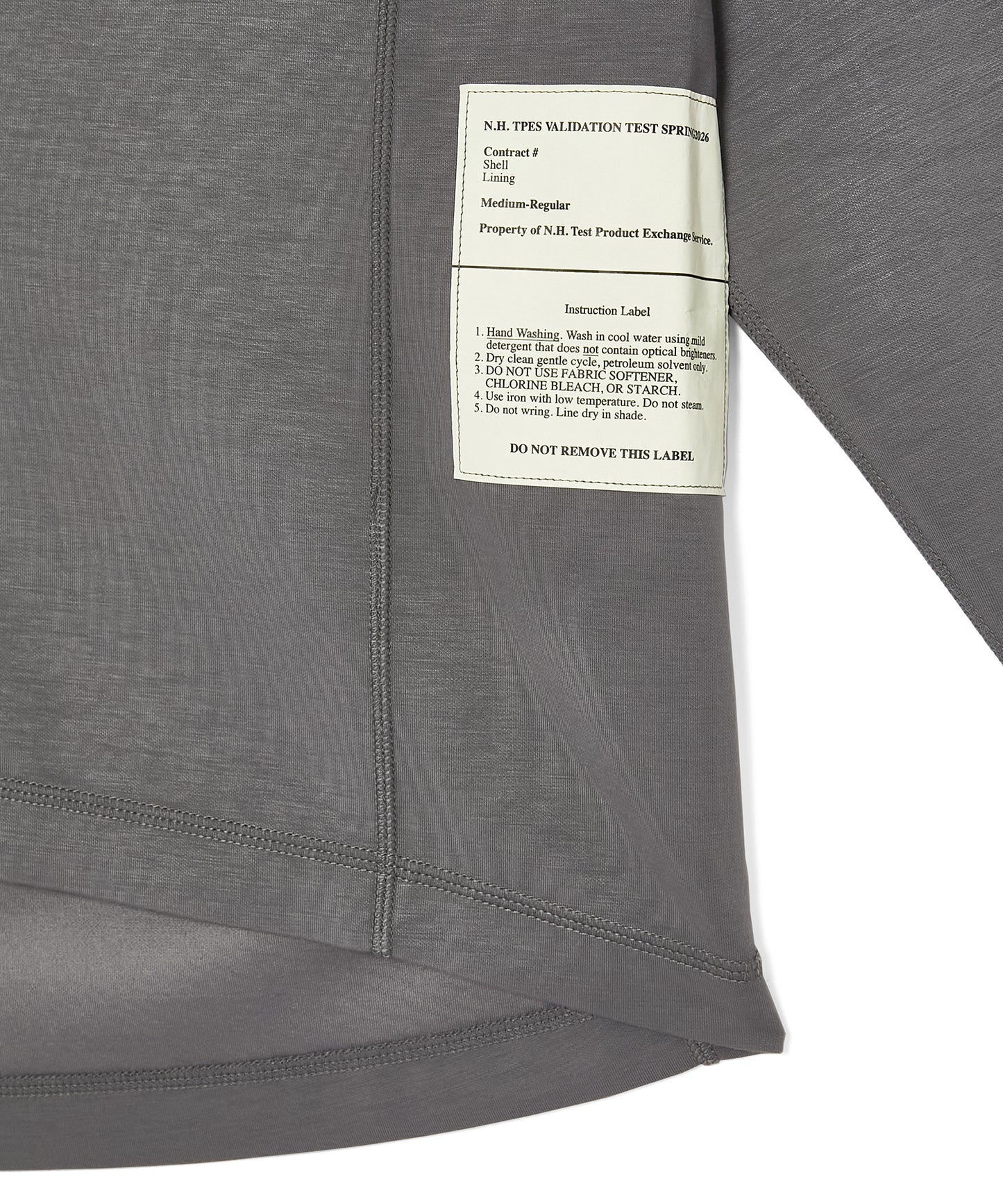 PANELLED LONG SLEEVE T-SHIRT