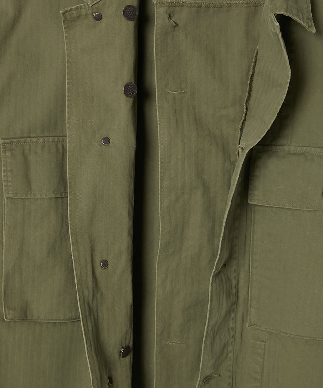 HERRINGBONE TWILL JACKET