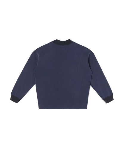 MOCK NECK LONG SLEEVE T-SHIRT