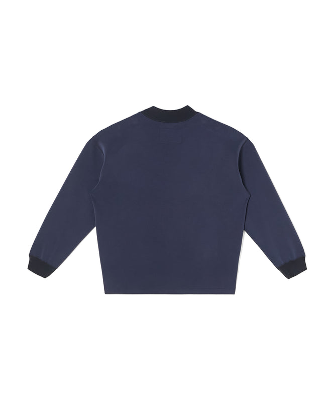MOCK NECK LONG SLEEVE T-SHIRT