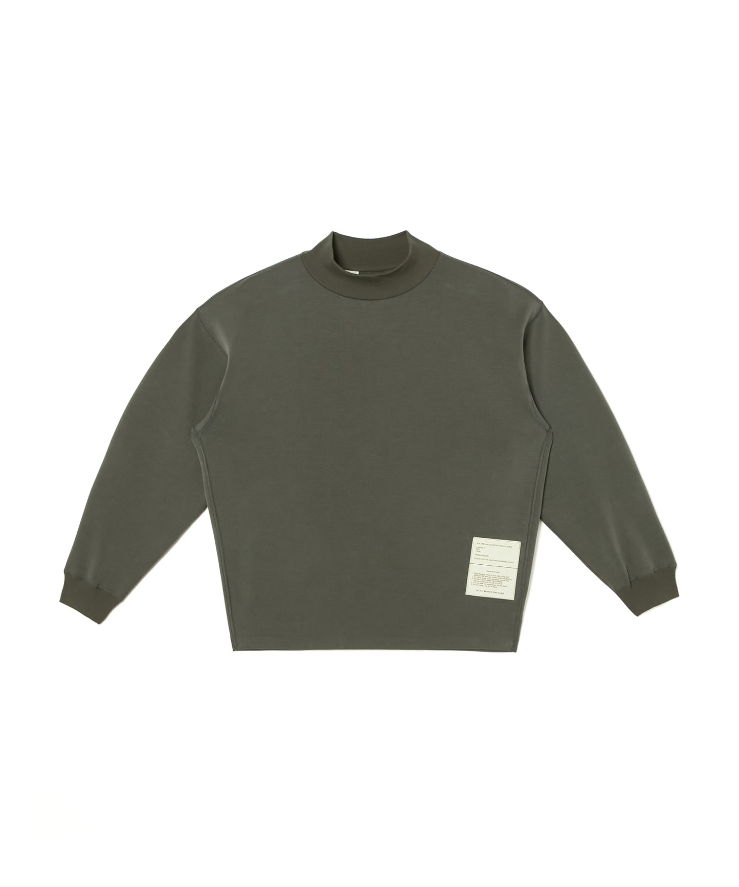 MOCK NECK LONG SLEEVE T-SHIRT