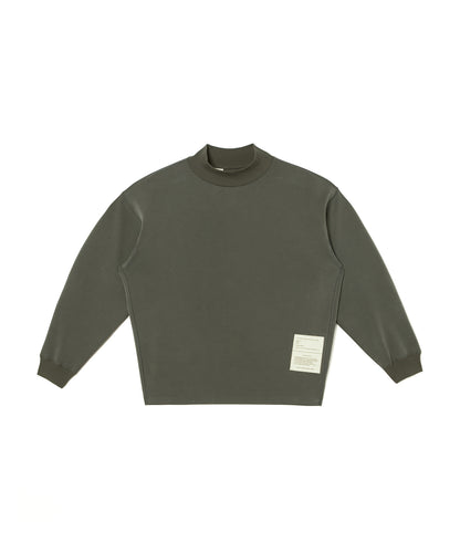 MOCK NECK LONG SLEEVE T-SHIRT