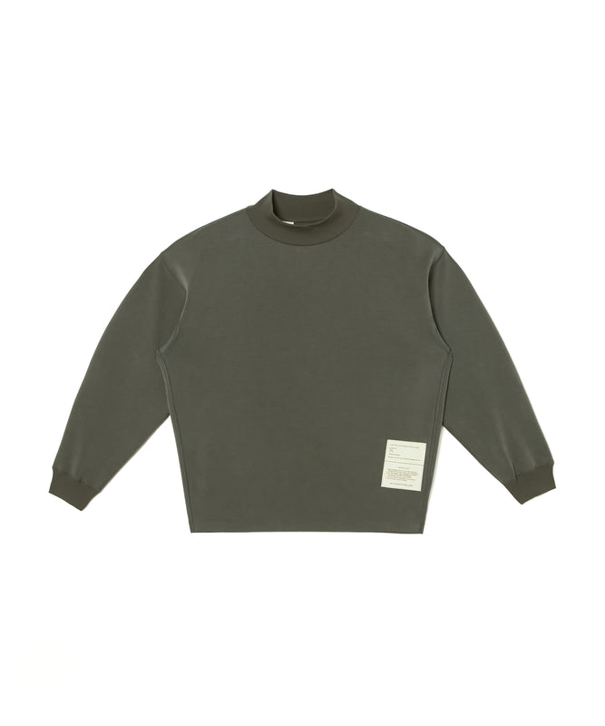 MOCK NECK LONG SLEEVE T-SHIRT