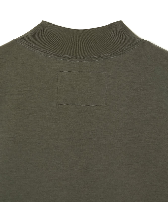 MOCK NECK LONG SLEEVE T-SHIRT