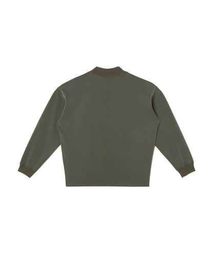 MOCK NECK LONG SLEEVE T-SHIRT