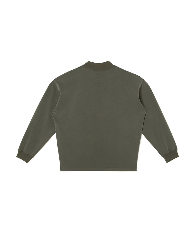 MOCK NECK LONG SLEEVE T-SHIRT