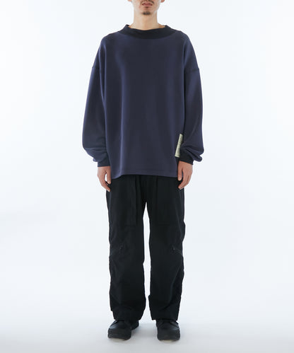 MOCK NECK LONG SLEEVE T-SHIRT