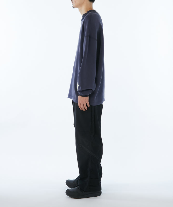 MOCK NECK LONG SLEEVE T-SHIRT