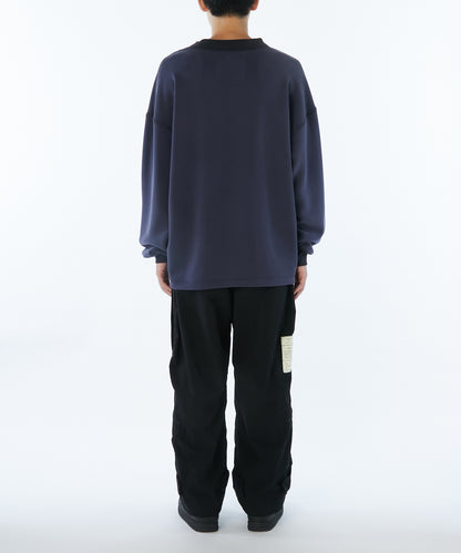 MOCK NECK LONG SLEEVE T-SHIRT