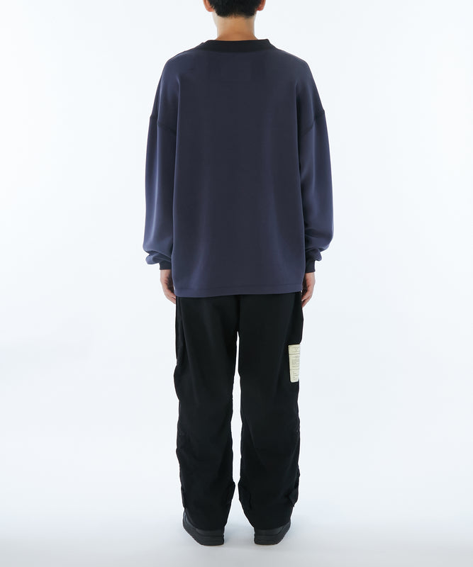 MOCK NECK LONG SLEEVE T-SHIRT