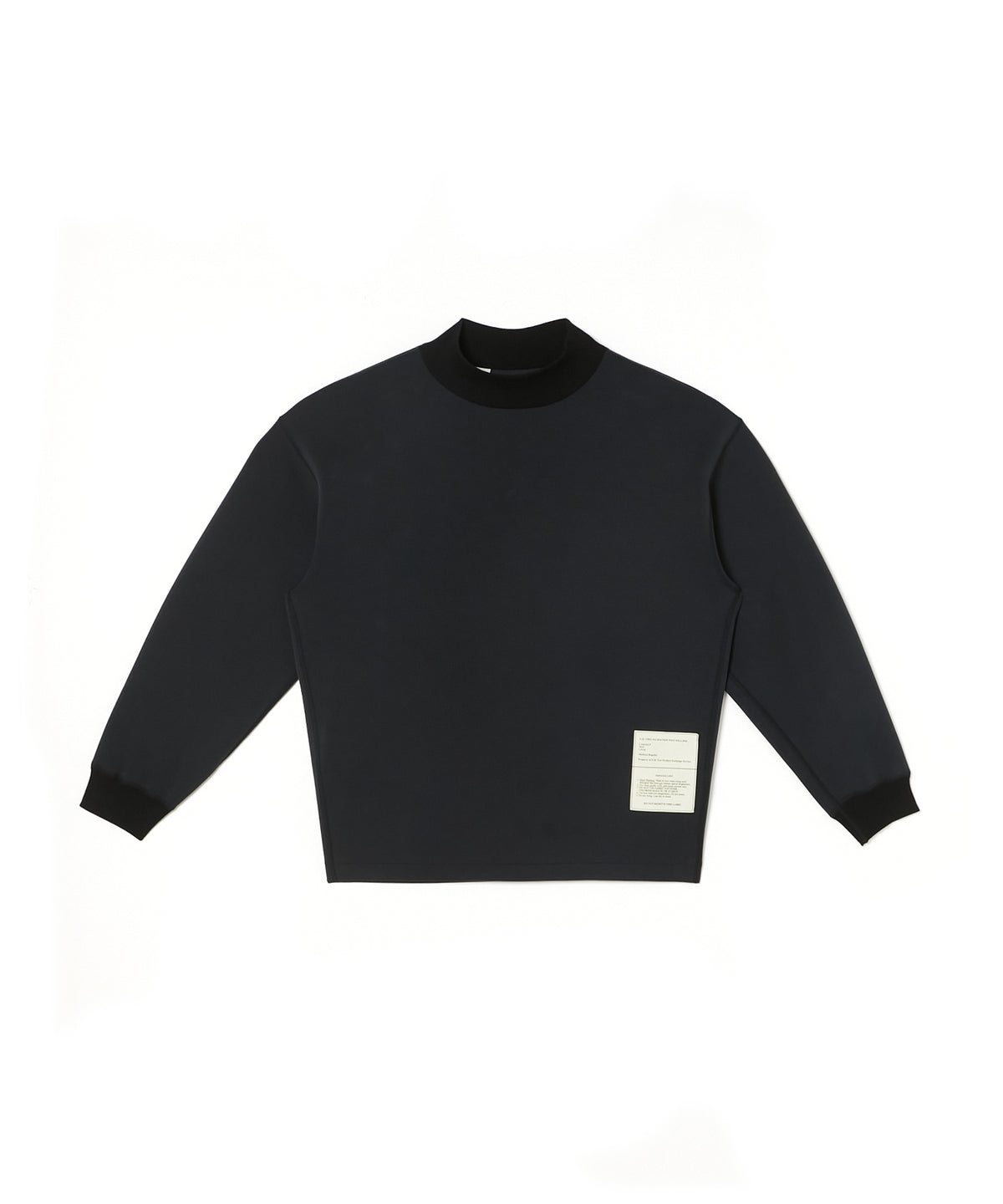 MOCK NECK LONG SLEEVE T-SHIRT