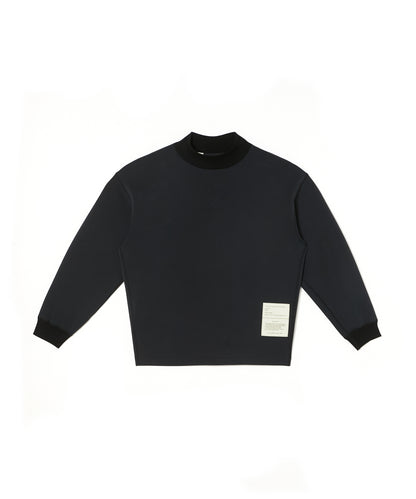MOCK NECK LONG SLEEVE T-SHIRT