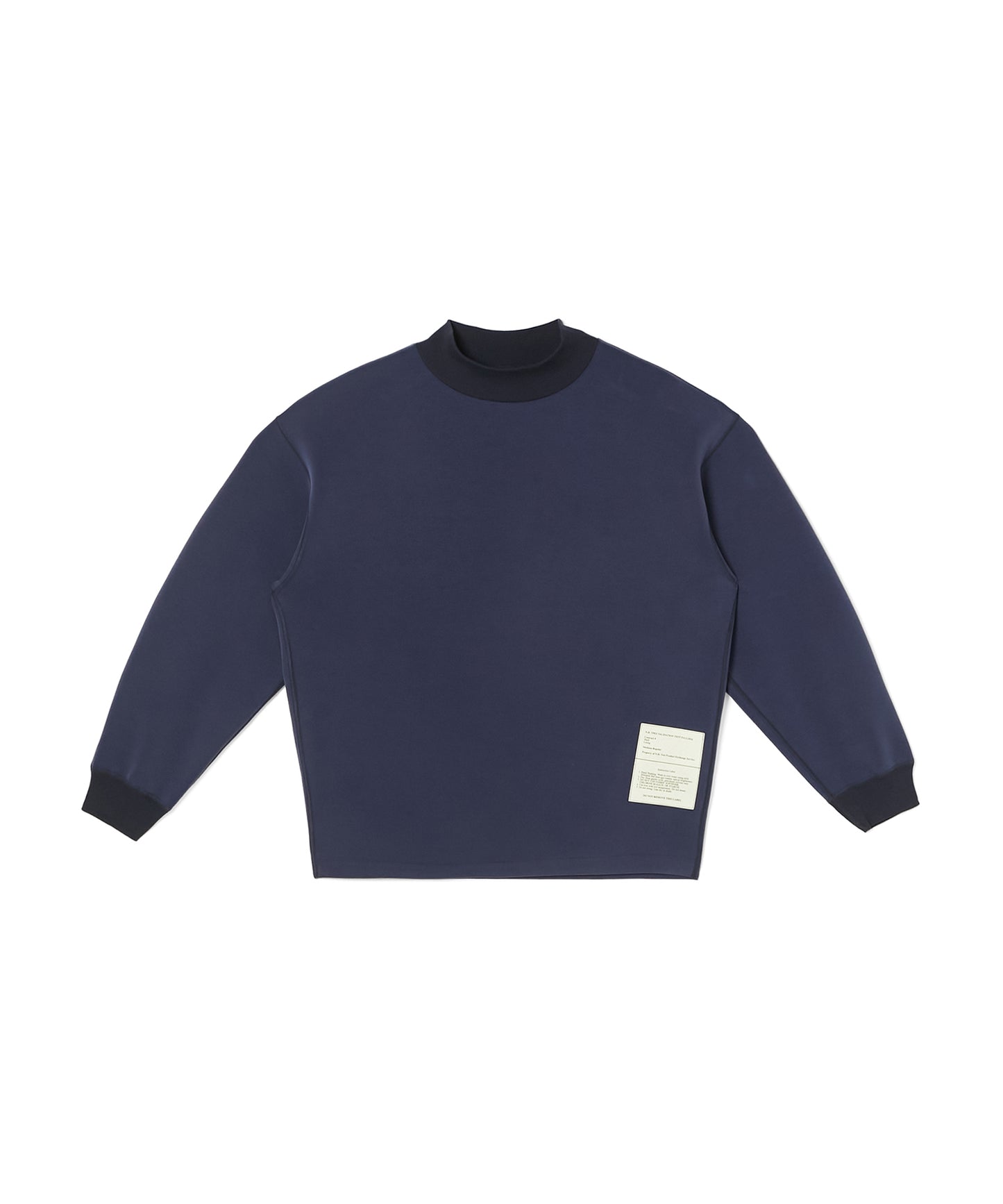 MOCK NECK LONG SLEEVE T-SHIRT