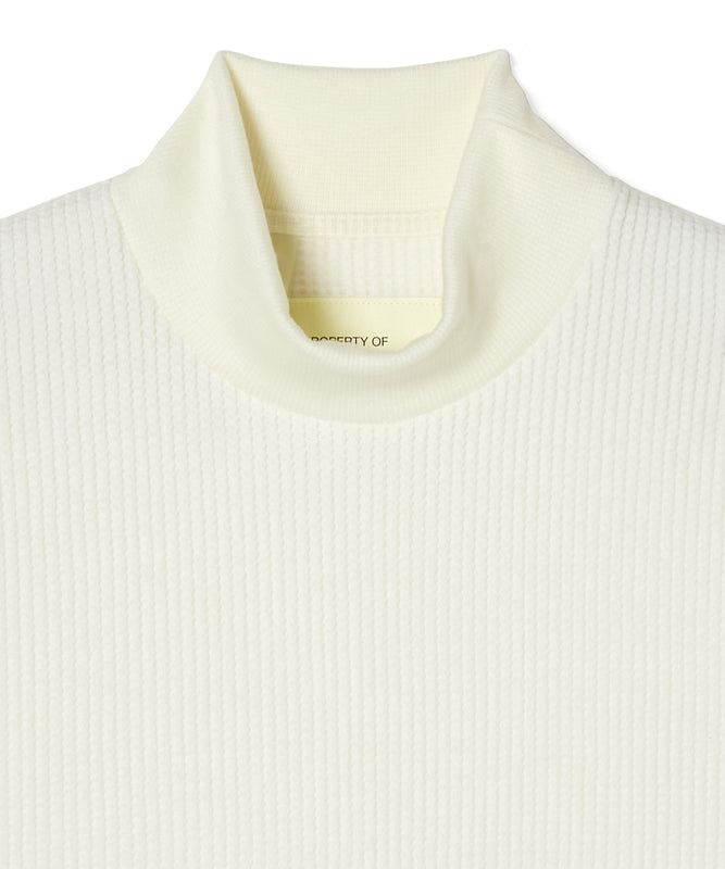 MOCK NECK LONG SLEEVE T-SHIRT