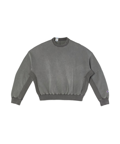 REVERSIBLE CREW NECK SWEATSHIRT