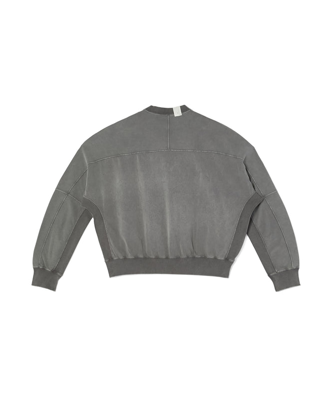 REVERSIBLE CREW NECK SWEATSHIRT