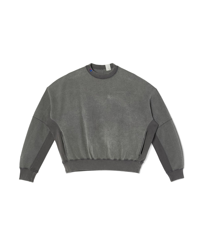 REVERSIBLE CREW NECK SWEATSHIRT