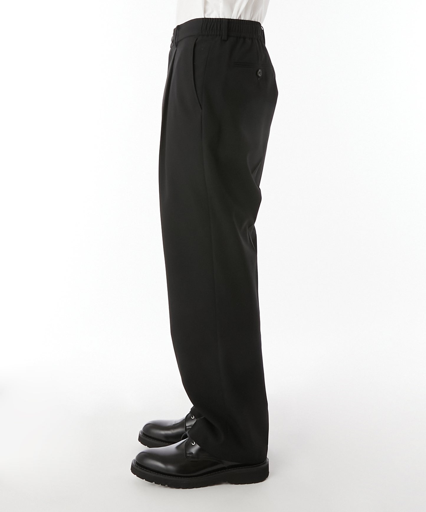 WIDE TAPERED EASY SLACKS